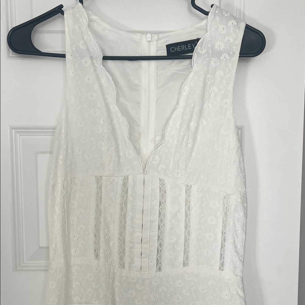 Cherley White Lace Women Dress